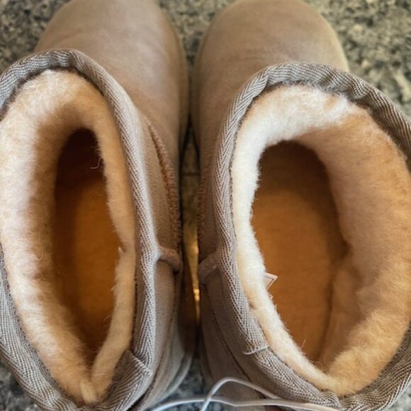 Brown shearling boots Size 9 - Picture 6 of 6
